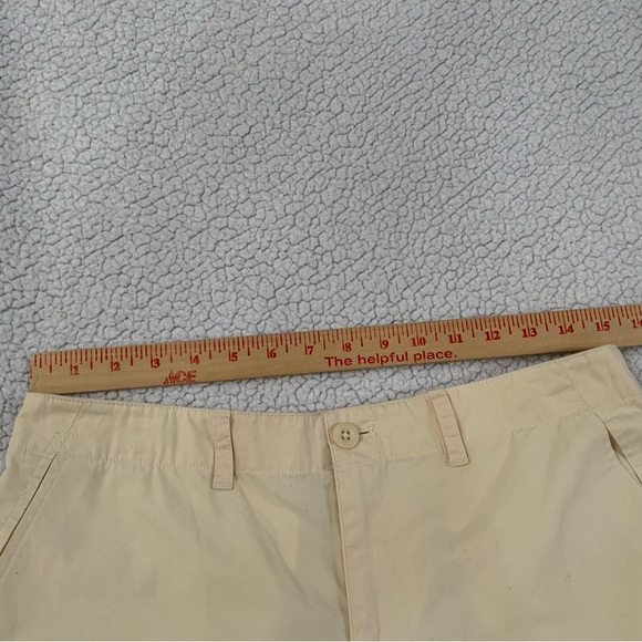 Lauren Ralph Lauren Women's 8 Cargo Pants Cream 100% Cotton Adjustable Wide Leg - Picture 10 of 14